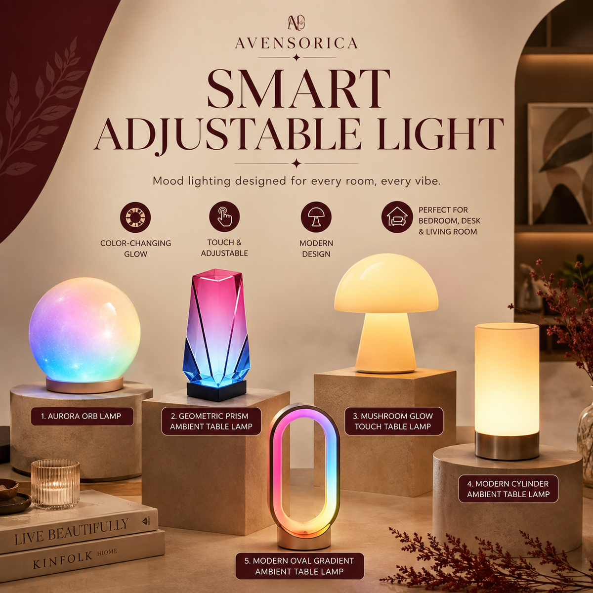 Smart adjustable light