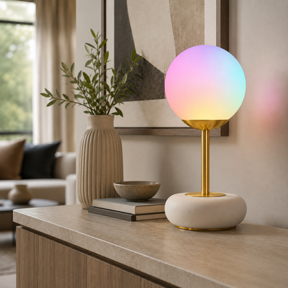 Aurora Orb Lamp – Dreamy Color-Changing Ambient Table Lamp