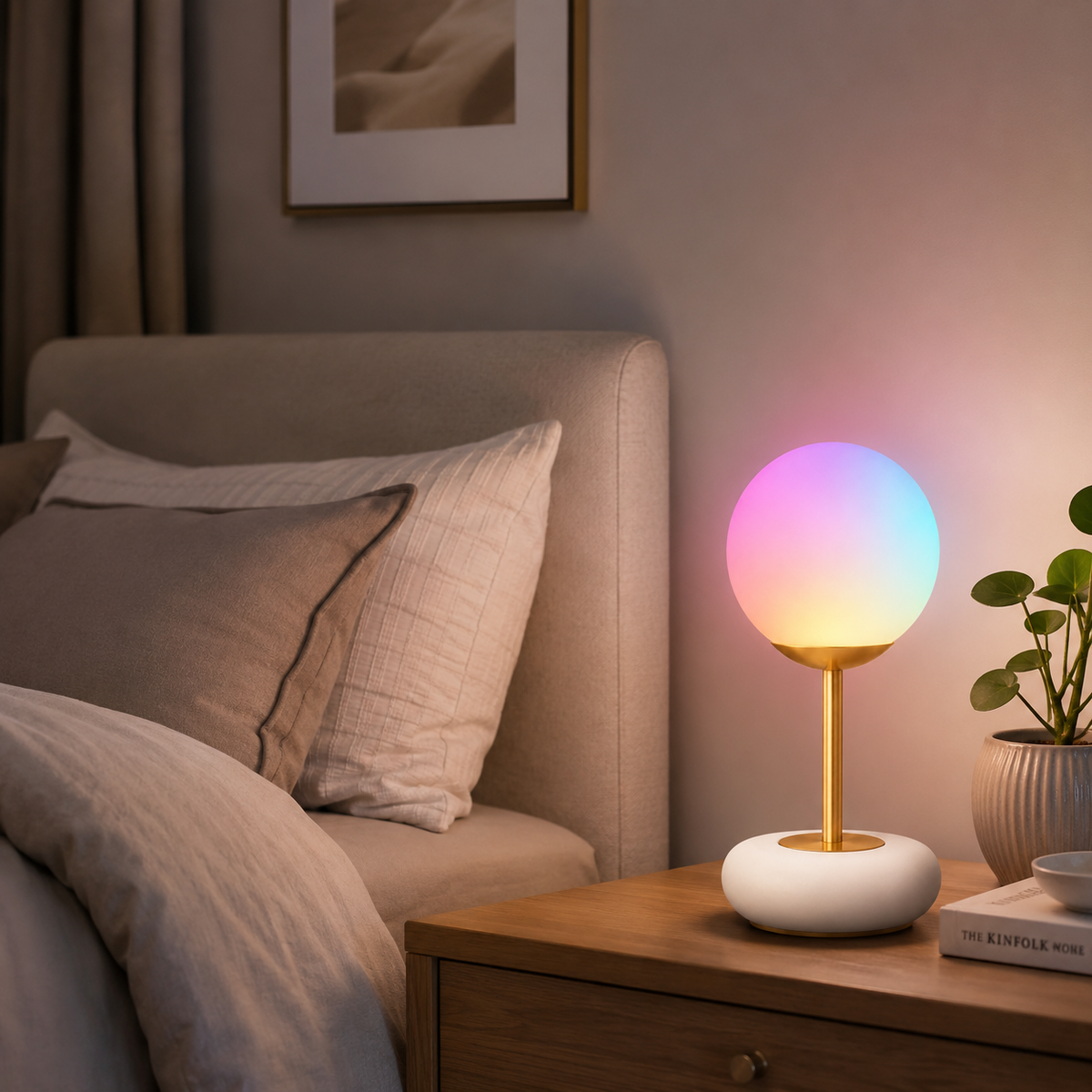 Aurora Orb Lamp – Dreamy Color-Changing Ambient Table Lamp