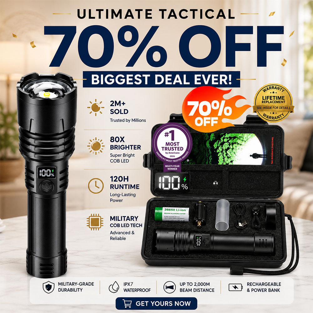 UP TO 70% OFF — Billhol® Ultimate Survival Flashlight